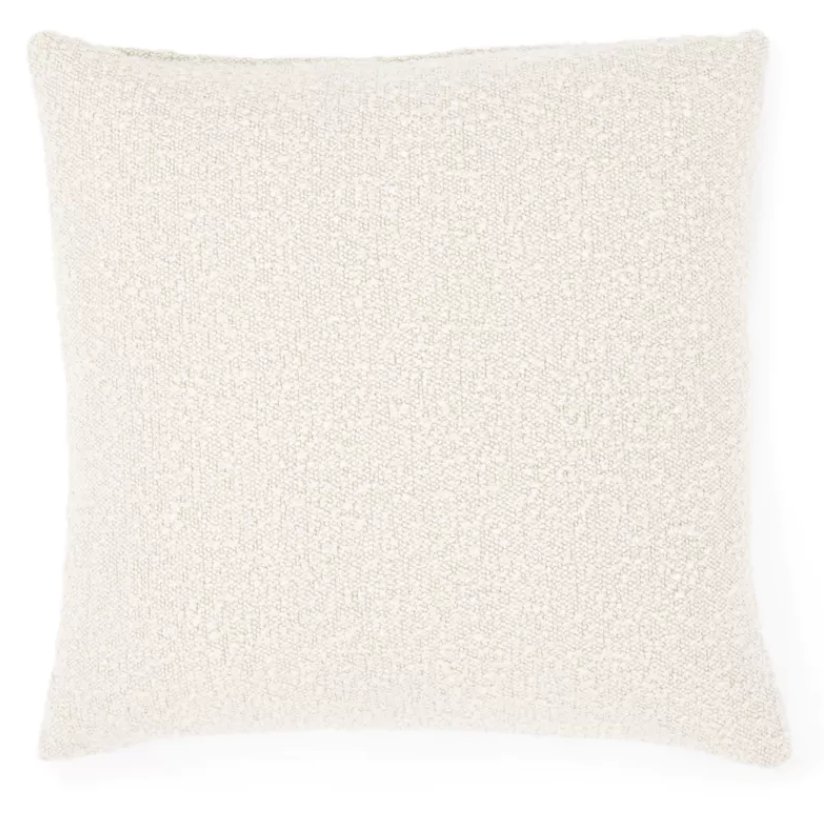 Light Gray Boucle Pillow, Set of 2, Square, Scandinavian Design | Article Gabriola Modern Furniture