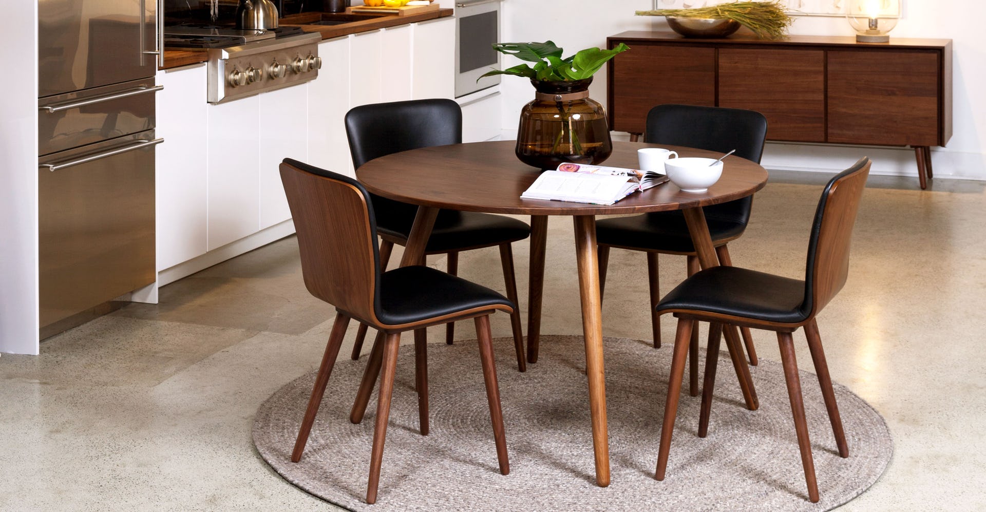 sede walnut dining chair