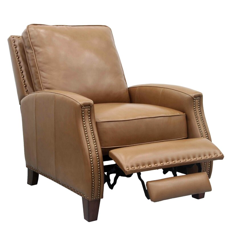 bradly leather manual recliner