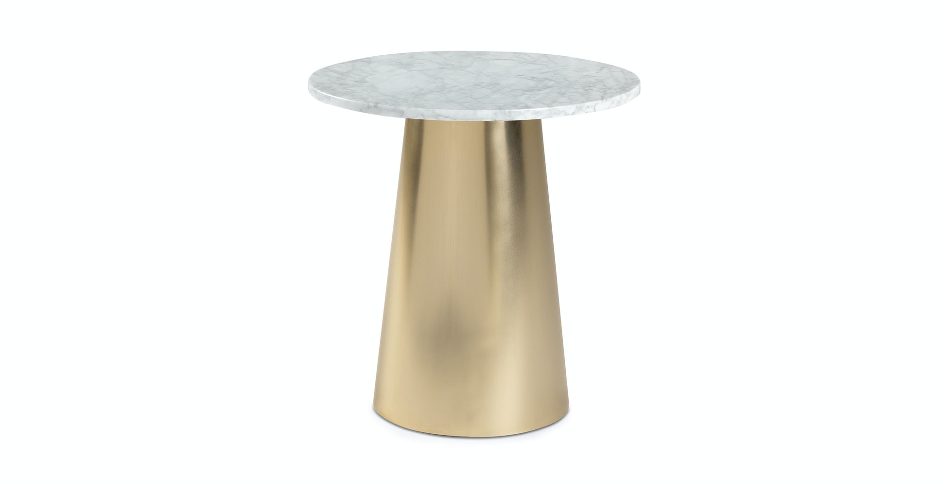 Tromso Side Table, Brushed Brass Article Havenly