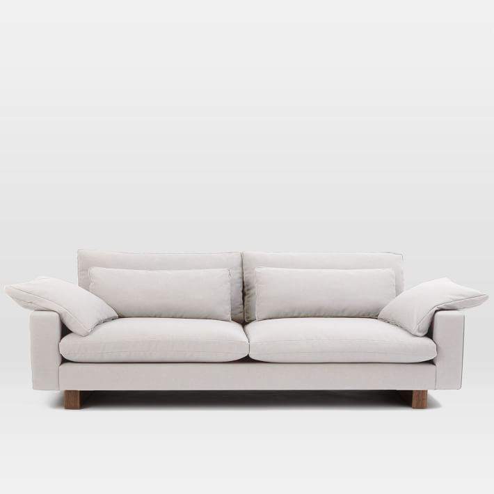 Harmony Extra Deep Depth Grand Sofa Eco Weave Oyster West Elm Havenly
