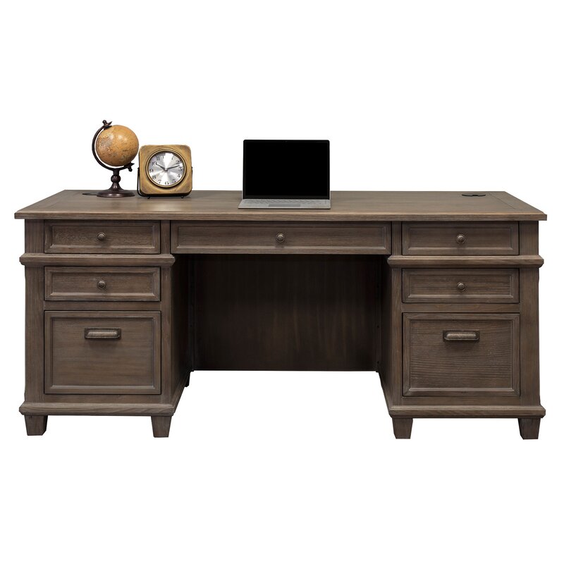 Larissa l on sale shaped desk