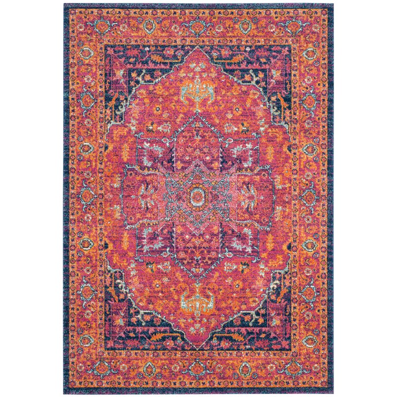 Schneider Oriental Pink/Orange Area Rug AllModern Havenly