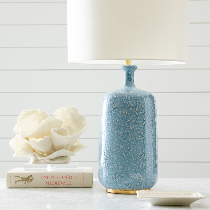 AERIN Culloden Table Lamp Blue Lagoon Williams Sonoma Havenly