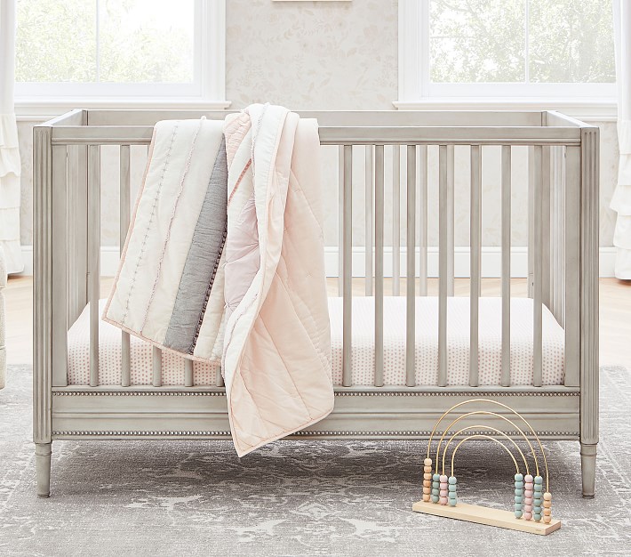 Pottery barn grey outlet crib