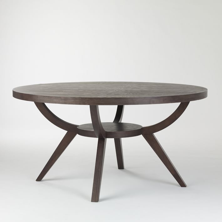 west elm arc base pedestal table 60