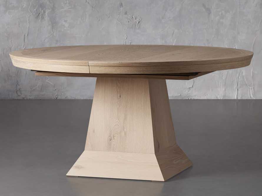 Leighton Dining Table in Wood 62" Natural Sable Arhaus Havenly