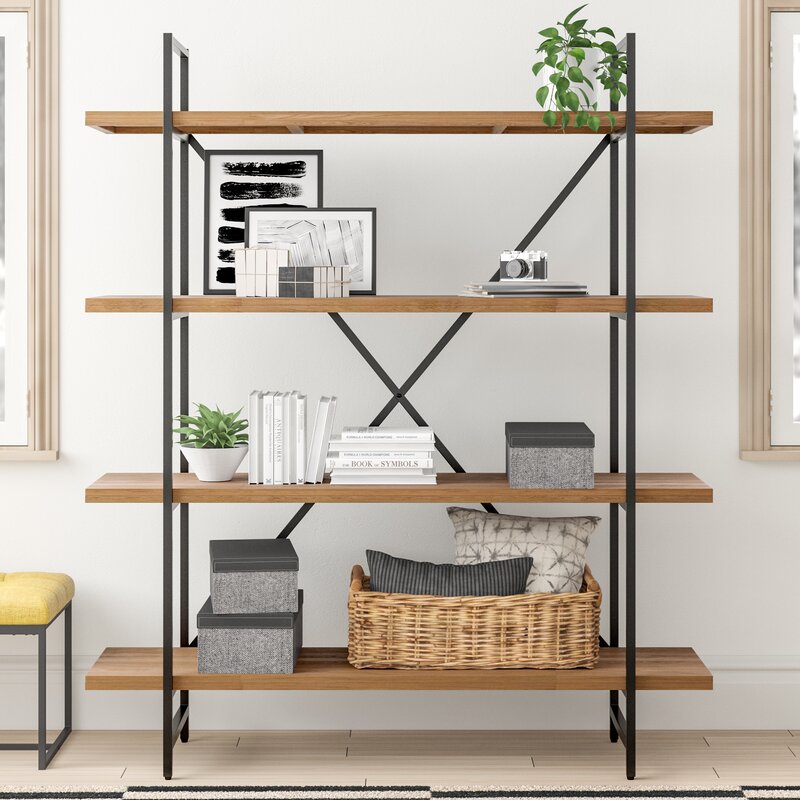 Champney modern outlet etagere bookcase