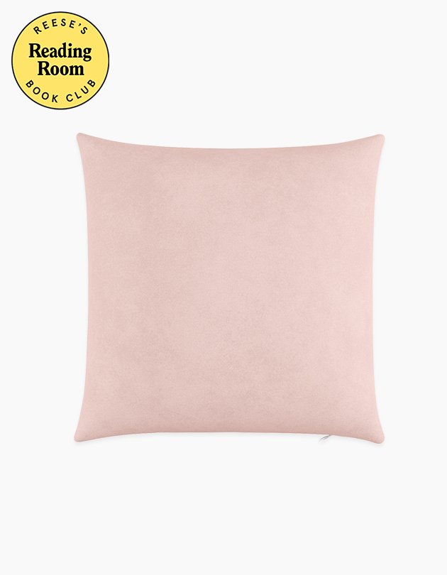 Blush Velvet Throw Pillow 20" x 20" Reese's Book Club x Havenly Havenly