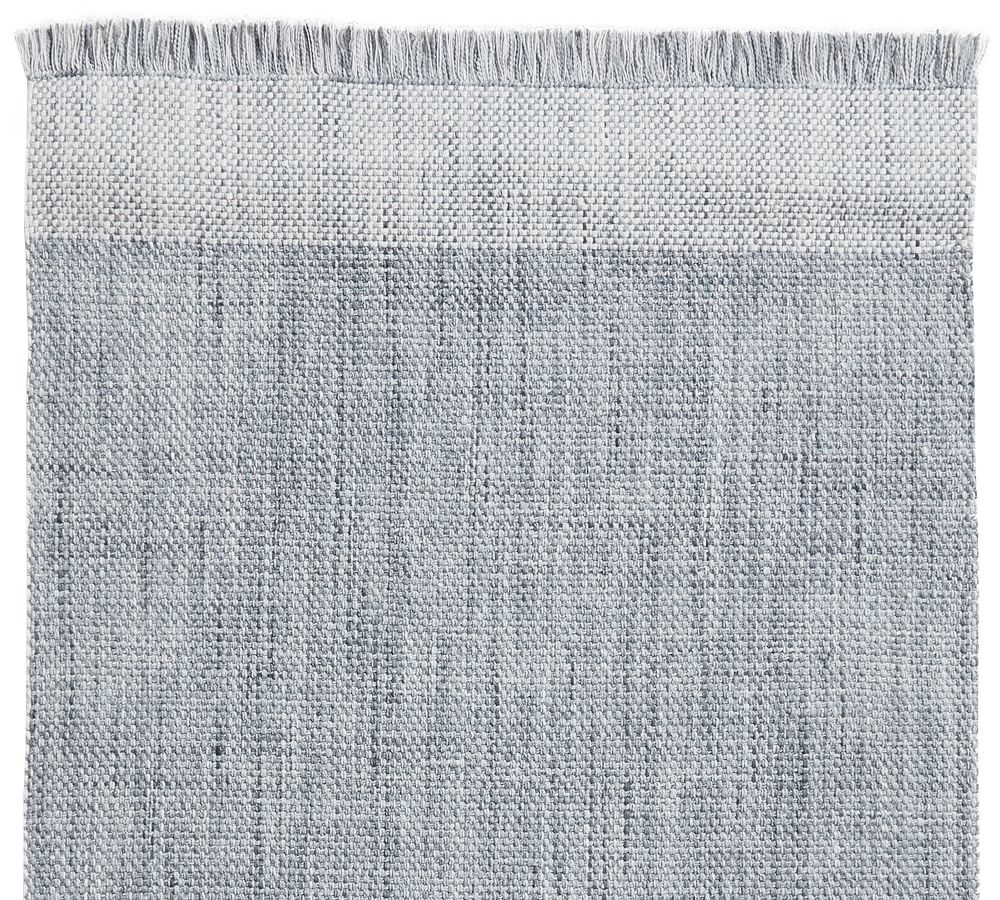 Kian EcoFriendly Indoor/Outdoor Rug, 6 x 9', Chambray Pottery Barn