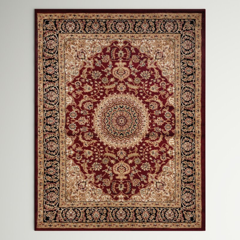 Shiflett Oriental Burgundy Area Rug Wayfair Havenly