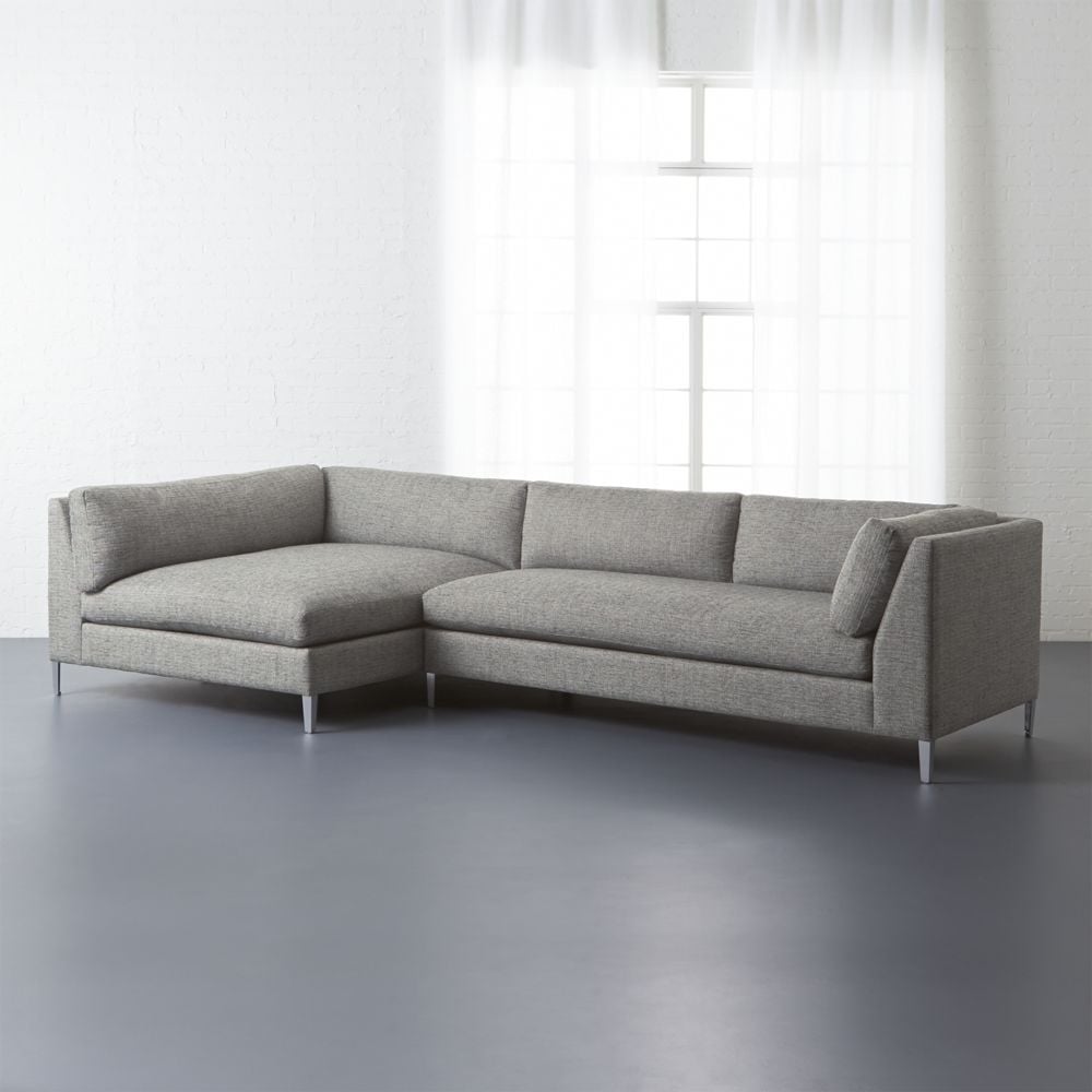 decker 2 piece sectional sofa CB2 Havenly