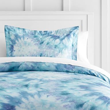 Tie Dye Dreams Duvet Cover Twin Cool Multi By Pottery Barn