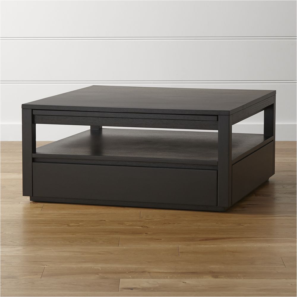 Tourney Square Coffee Table Crate and Barrel Havenly