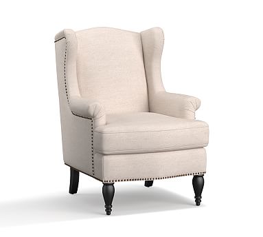 soma delancey upholstered wingback armchair