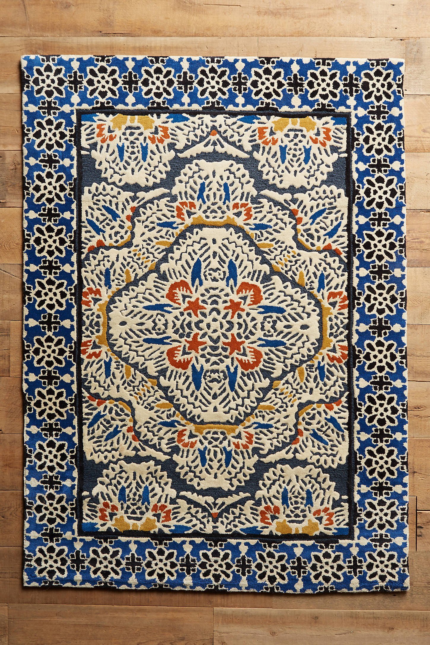 Tufted Regalia Rug 5' x 7' Anthropologie Havenly