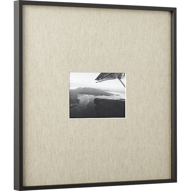 Canvas Linen Texture Photo Mat - Beige 5x7 for 4x6 Photos - Fits 5x7 Frame