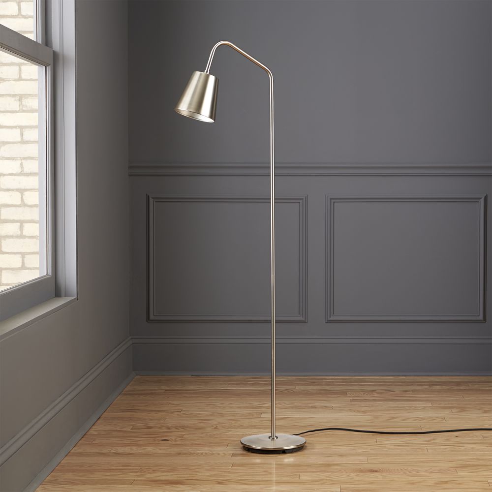 cb2 crane floor lamp