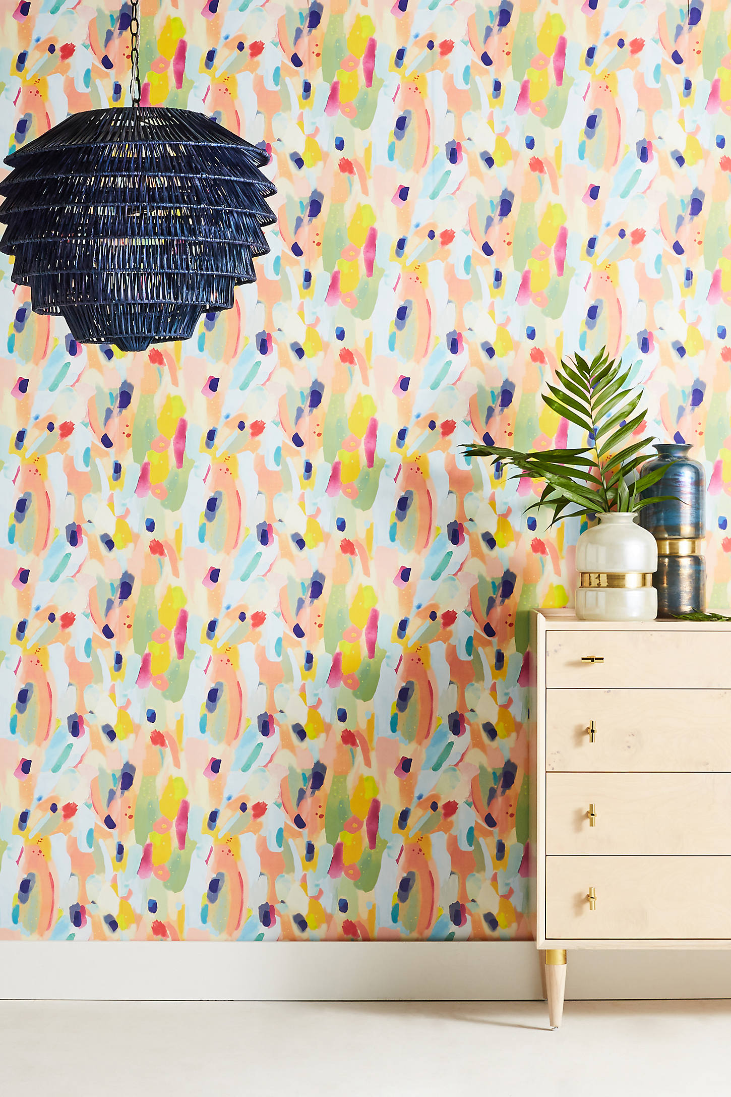 Anthropologie Abstract Wallpaper - Anthropologie | Havenly
