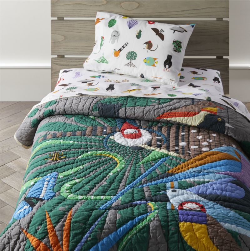 Organic - Charley Harper - Nurture / Otter / BIFCH-172 I I I Bay Quilts