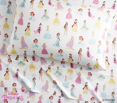 Disney princess hotsell sheets pottery barn