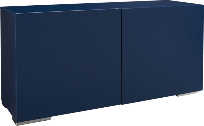 Cb2 navy online credenza