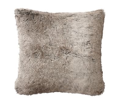 Pottery barn faux fur best sale pillow cover