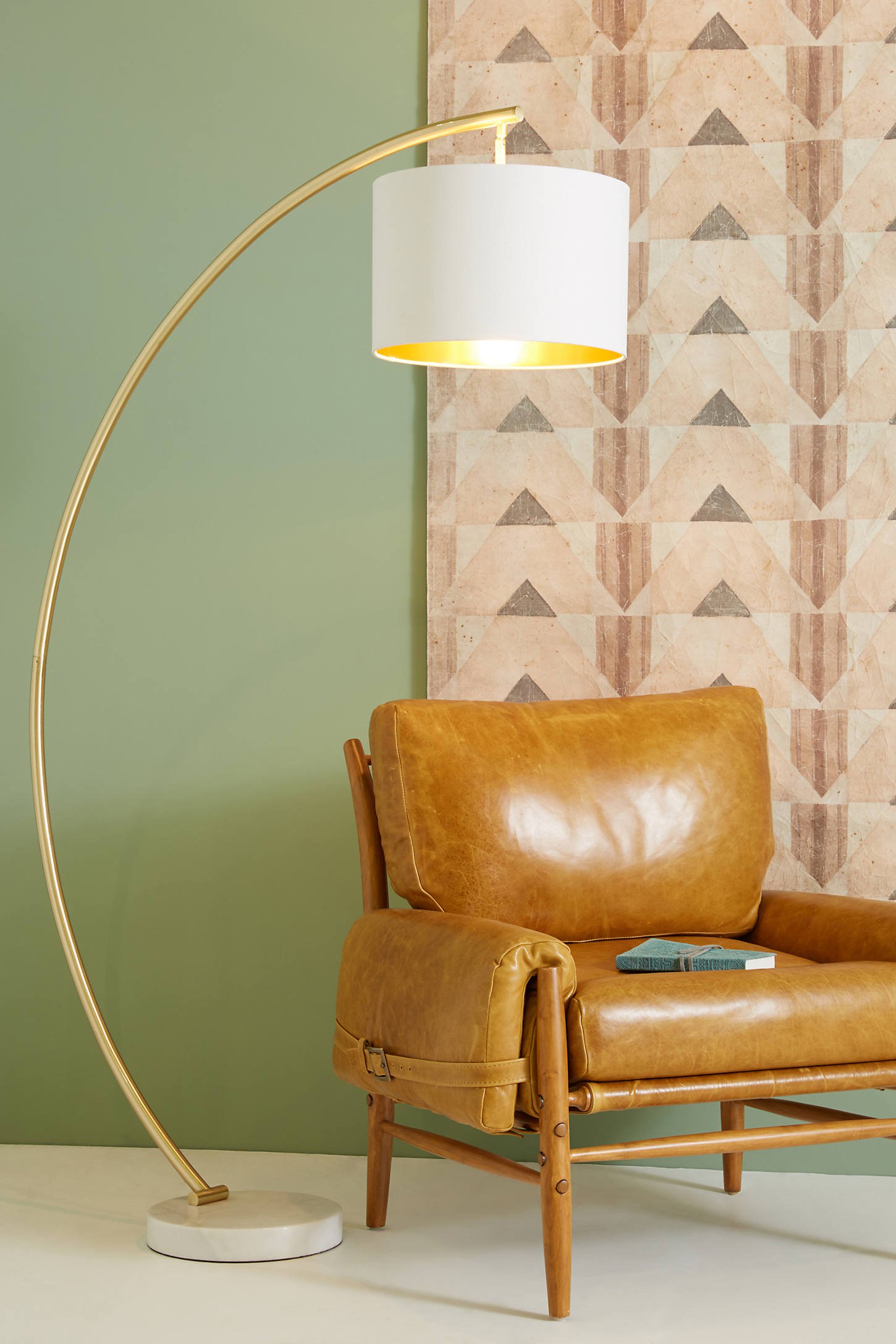 Luna Floor Lamp By Anthropologie in Gold Anthropologie Havenly