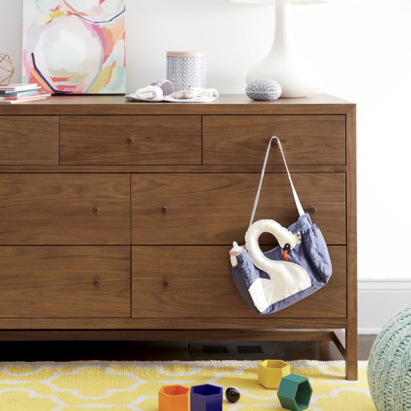 Kids Taylor Walnut 7-Drawer Dresser Crate Kids Havenly