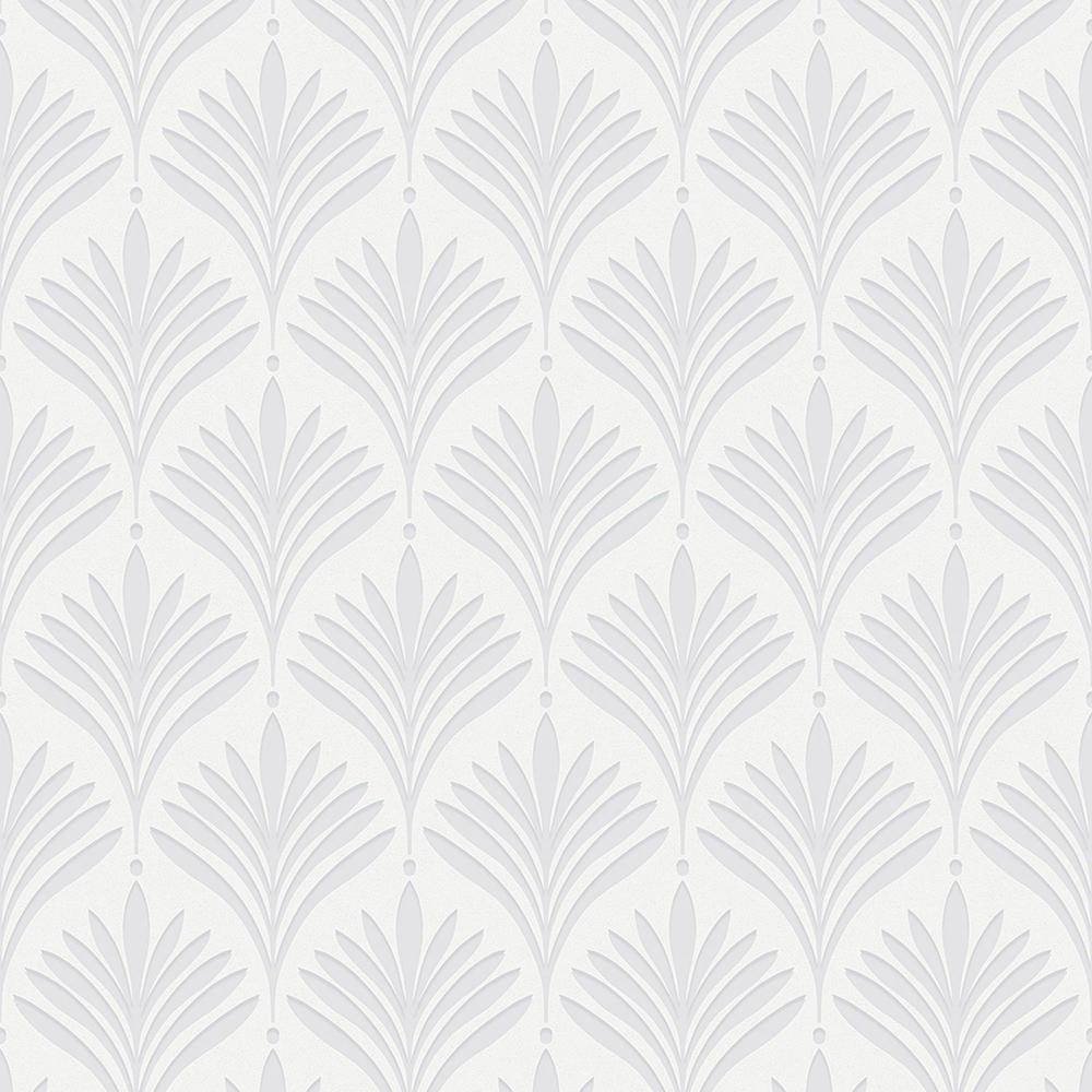 Bonnie Geo White Removable Wallpaper - Home Depot | Havenly