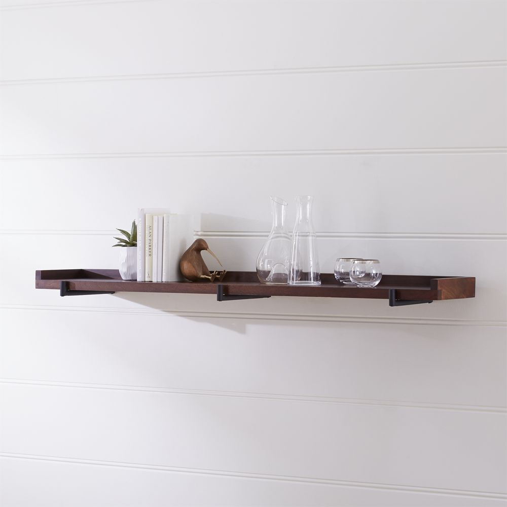 Beckett 60" Wall Shelf Crate and Barrel Havenly