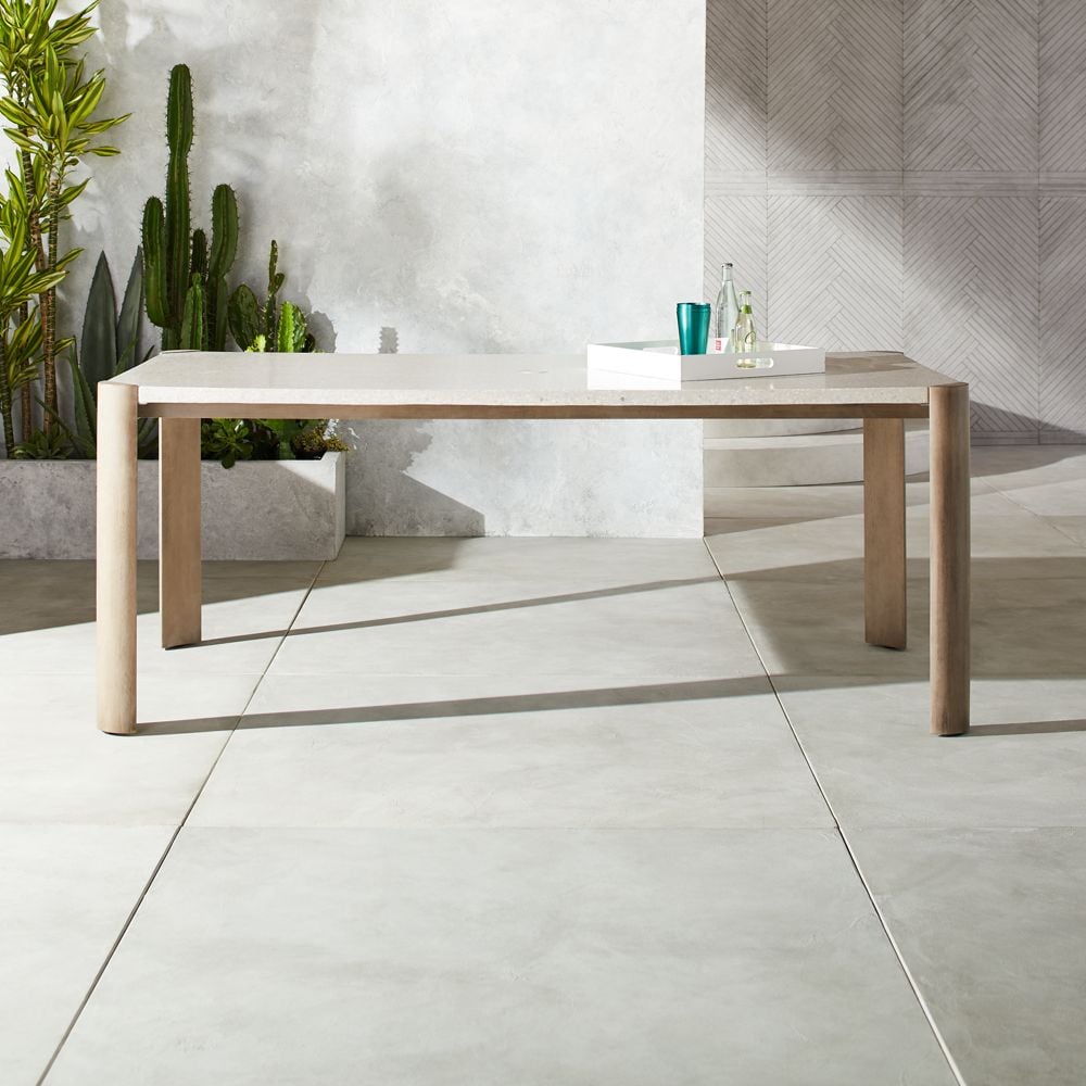 Moda Terrazzo Dining Table CB2 Havenly
