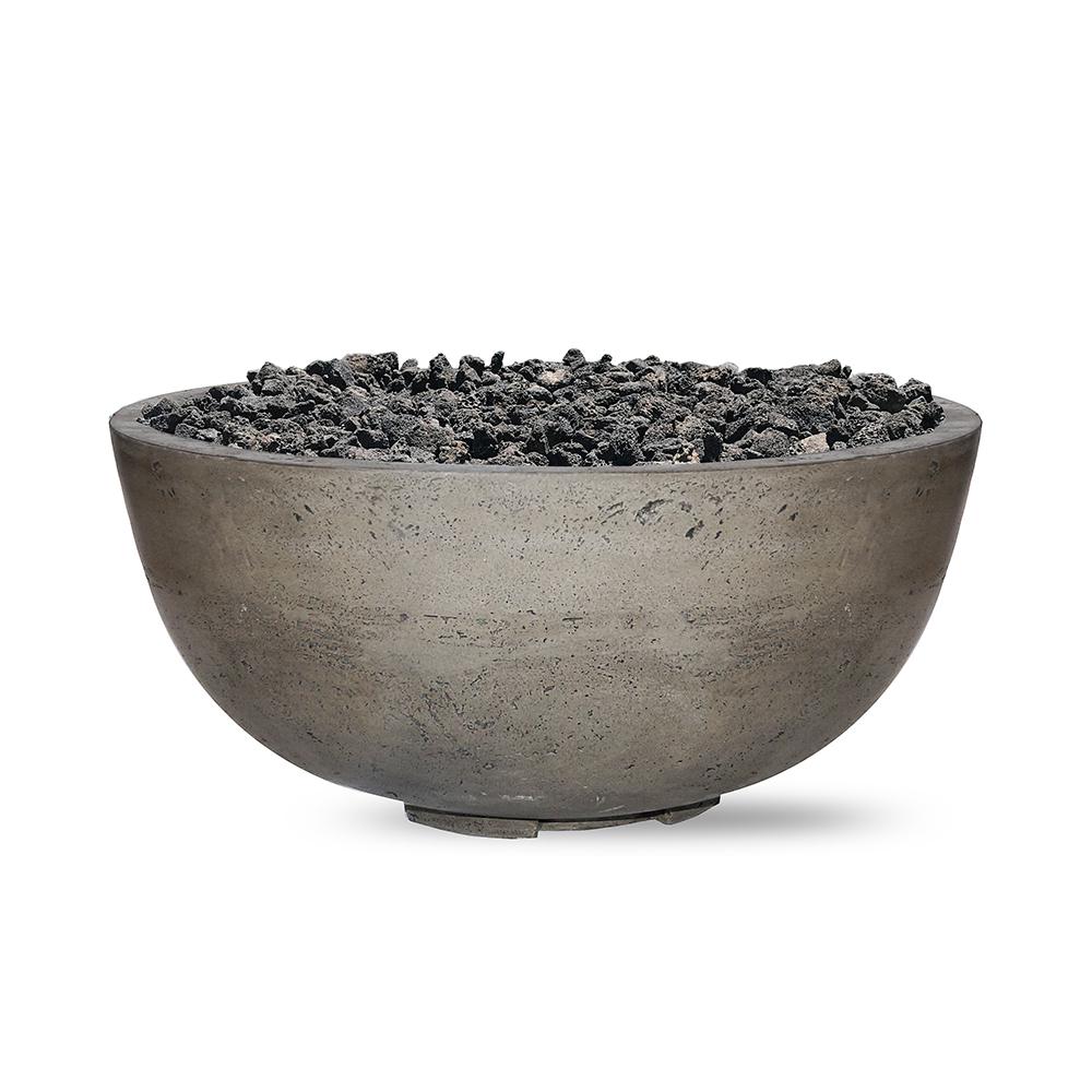 Natco Products Sonoma 39 In X 18 In Round Cement Propane Gas Fire Pit