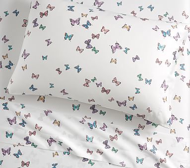 pottery barn butterfly sheets