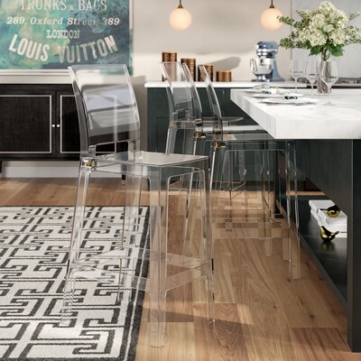 Darchelle Counter Bar Stool with Square Back Wayfair Havenly