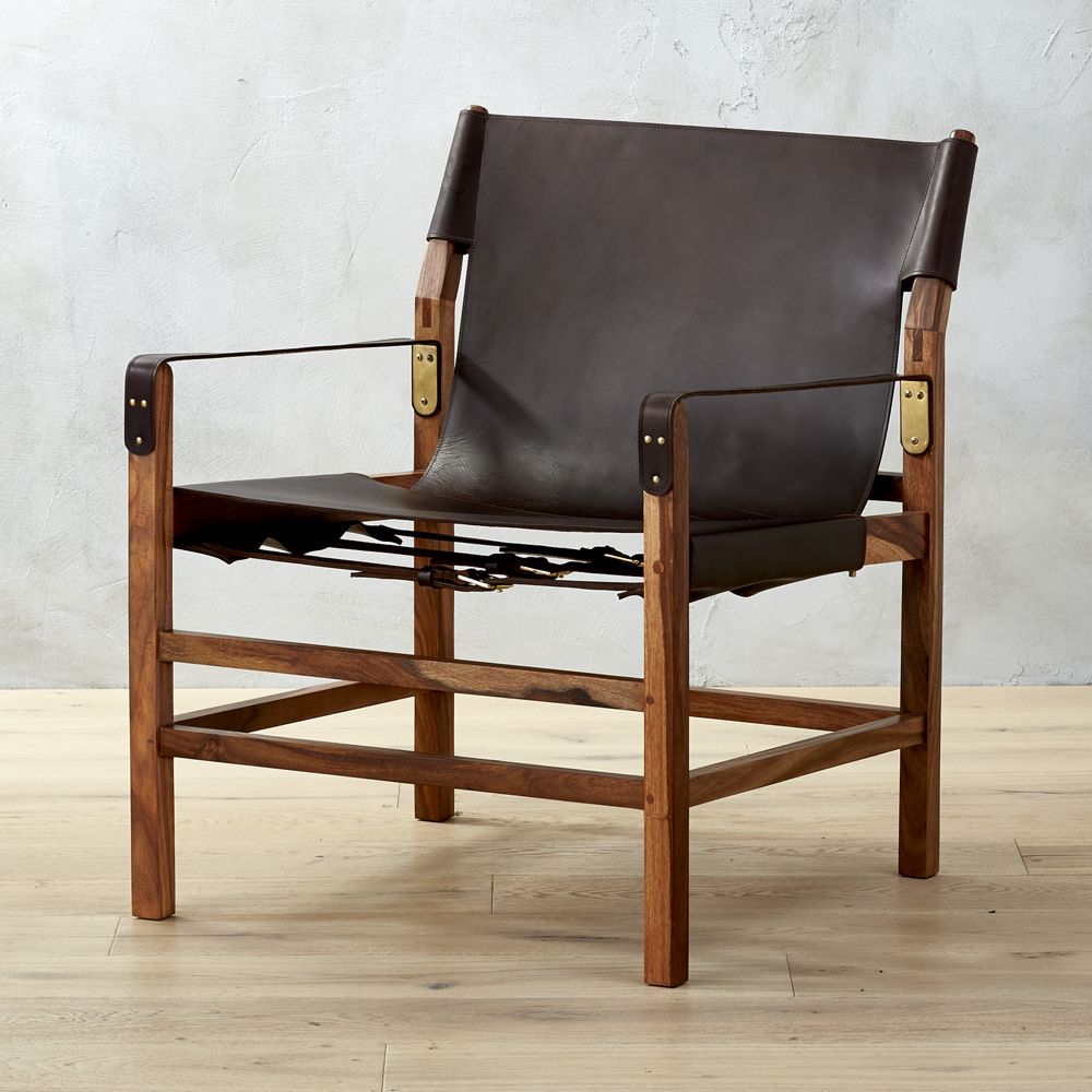 Expat II Leather Safari Chair