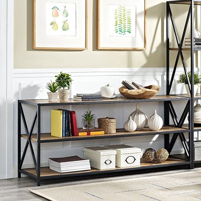 Augustus media store etagere bookcase