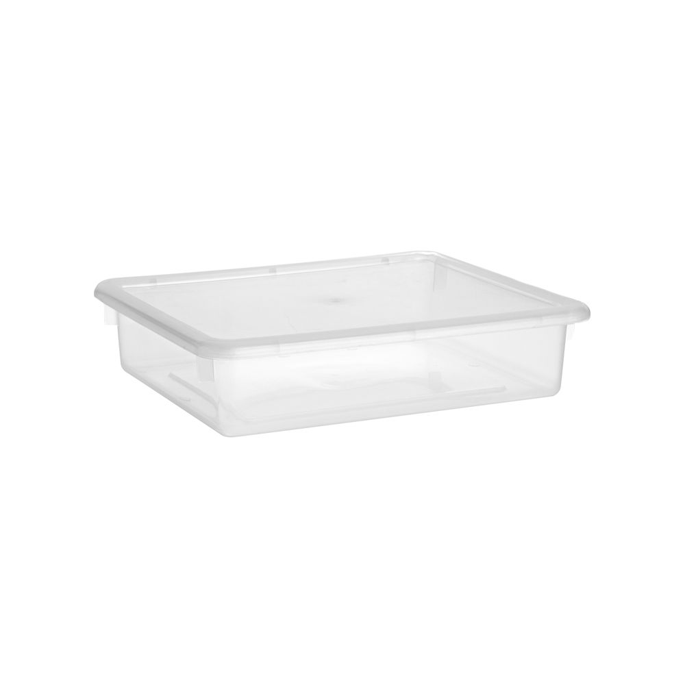 Small Clear Plastic Storage Box - Crate and Barrel | Havenly