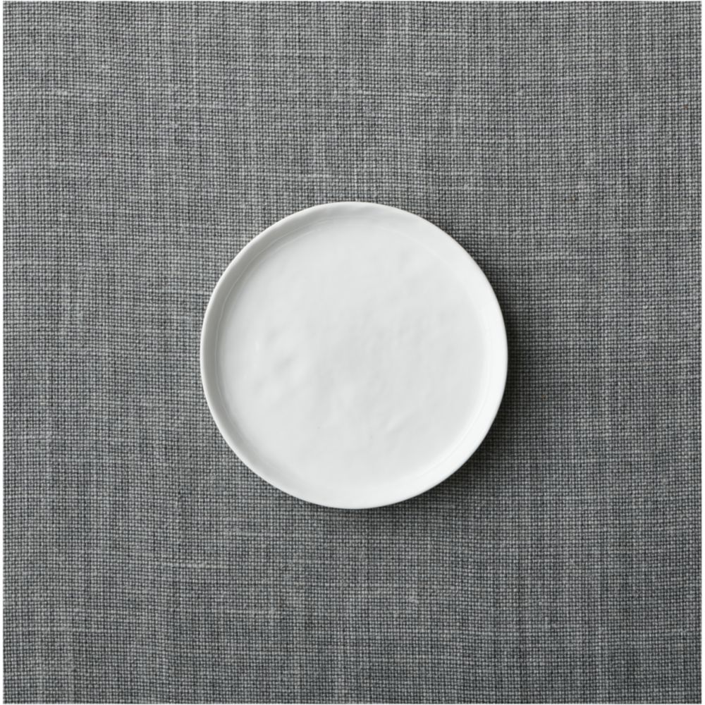 Mercer White Round Porcelain Appetizer Plate