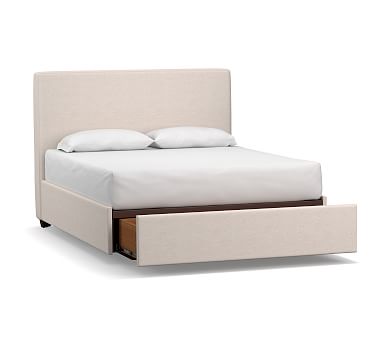 Big Sur Upholstered Headboard with Footboard Storage Platform Bed ...