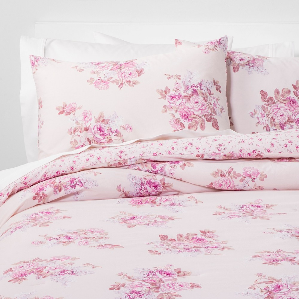 Twin Bouquet Comforter Set Pink Blush - Simply Shabby Chic - Target