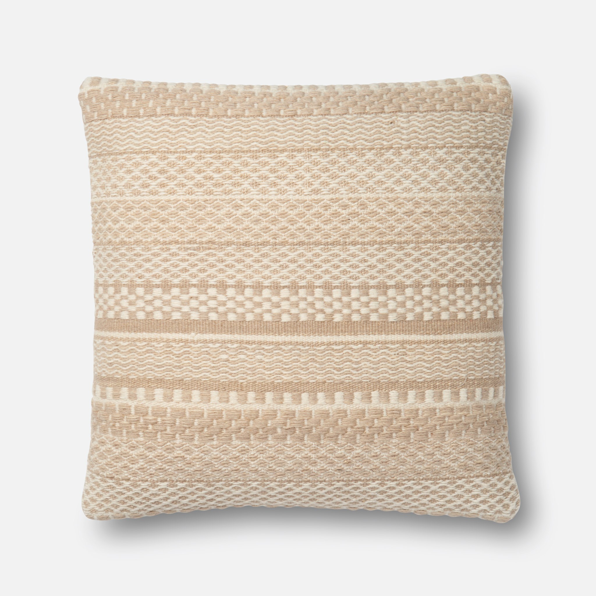 PILLOWS STRAW Magnolia Home by Joana Gaines Crafted by Loloi Rugs