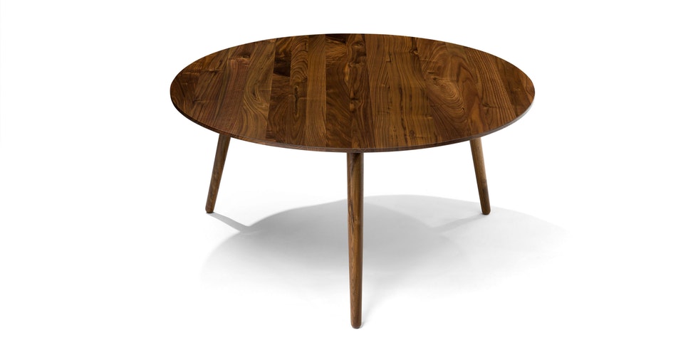 Article Amoeba Wild Walnut Coffee Table