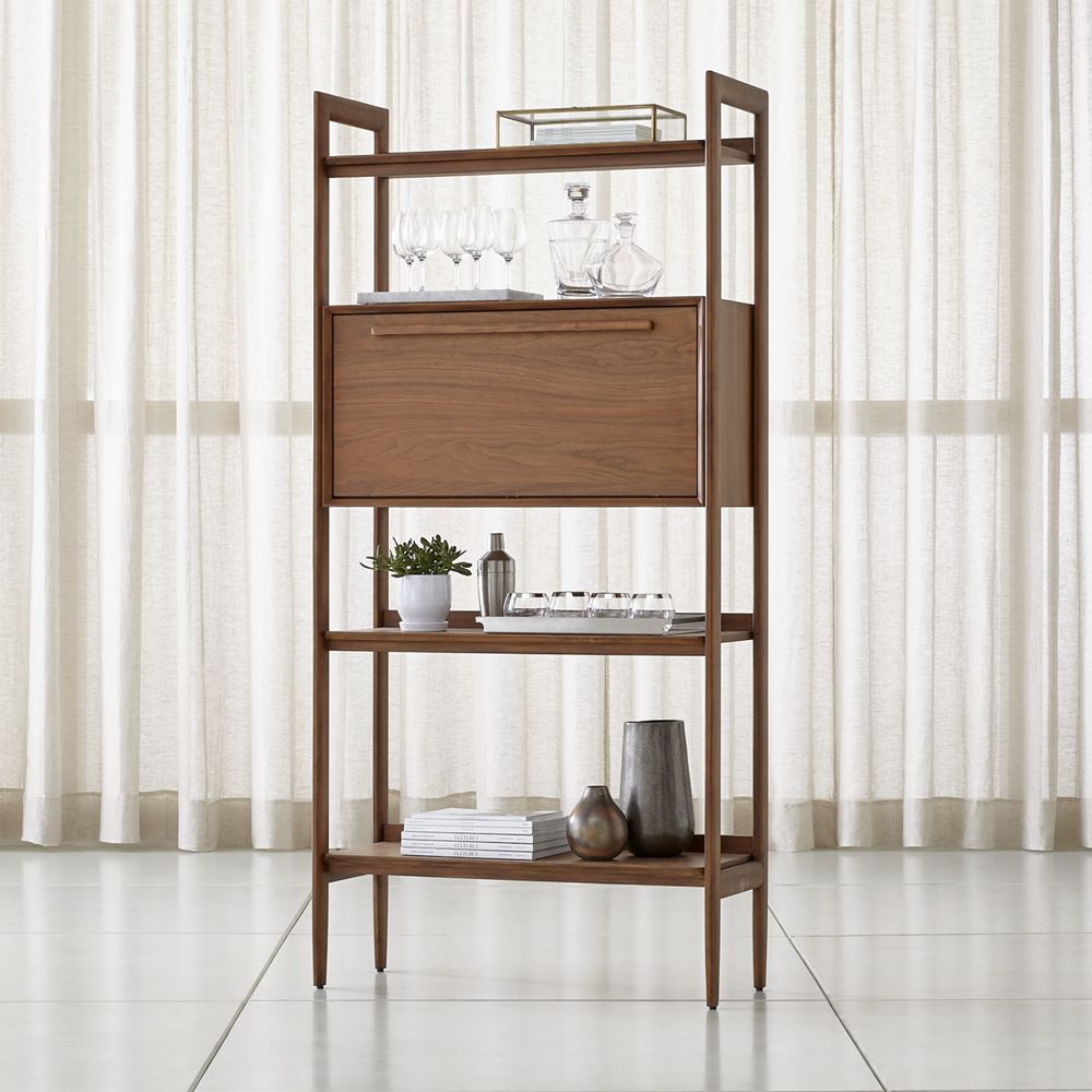 Tate Bookcase Bar Crate and Barrel Havenly