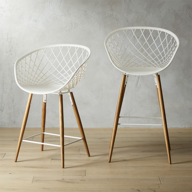 sidera white counter stool