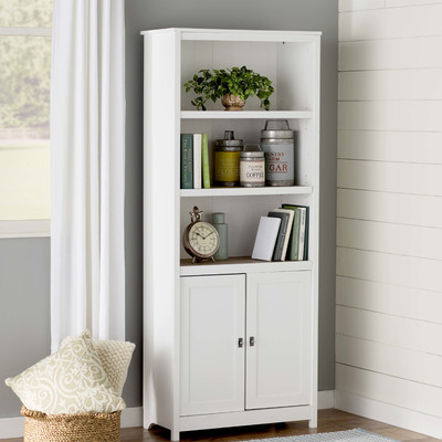 Myrasol Standard Bookcase White Wayfair