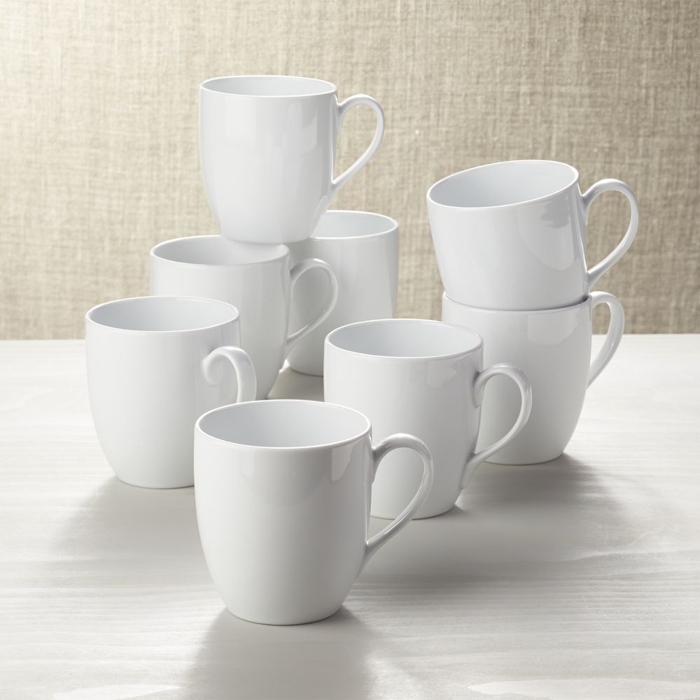 Aspen Mugs 15-Oz., Set of 8 + Reviews, Crate & Barrel