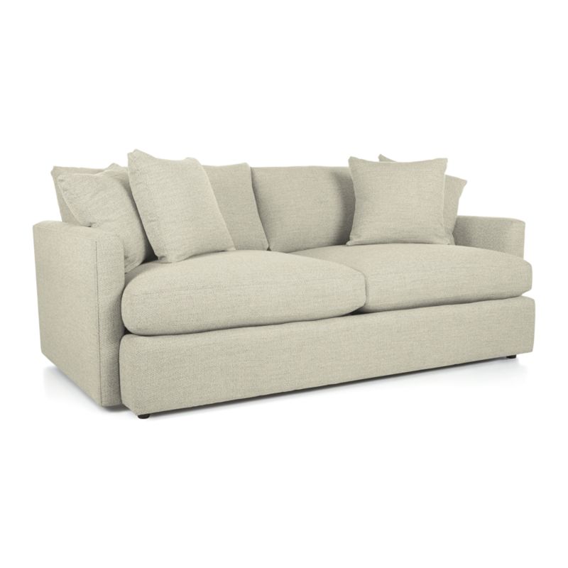 Lounge II 83" Sofa Taft Cement Crate and Barrel