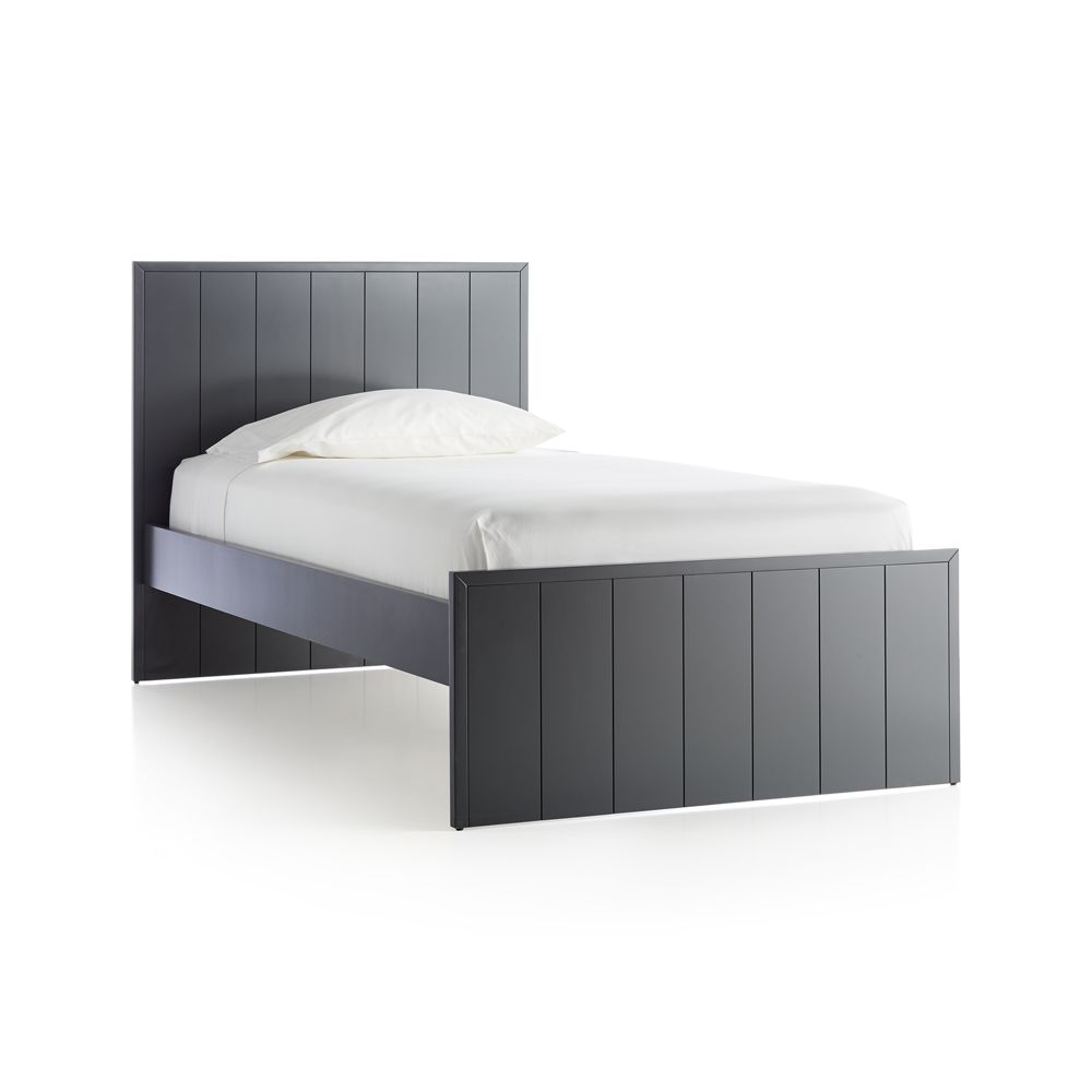 Oakton Charcoal Twin Bed Crate and Barrel Havenly