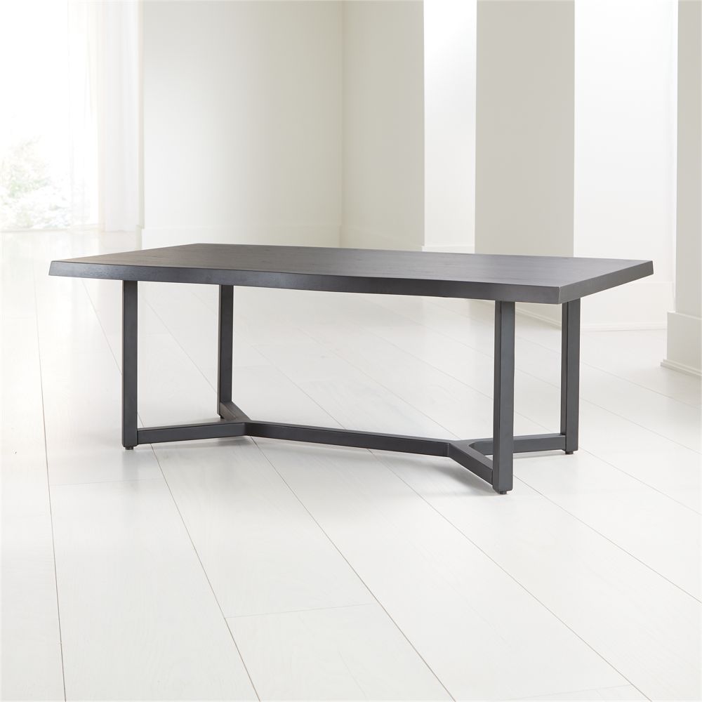 verge black live edge coffee table